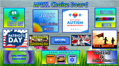  Enjoy all April has to offer!